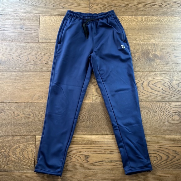 NWT Baleaf Fleece Running Track Pants XS Navy - Picture 3 of 10